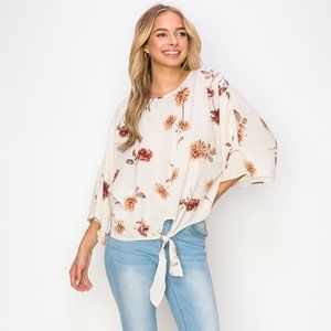 Kimono tie top